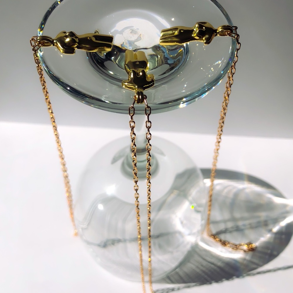 Female Body Necklace 14K Gold Filled Tarnish Free - Picture 10 of 12